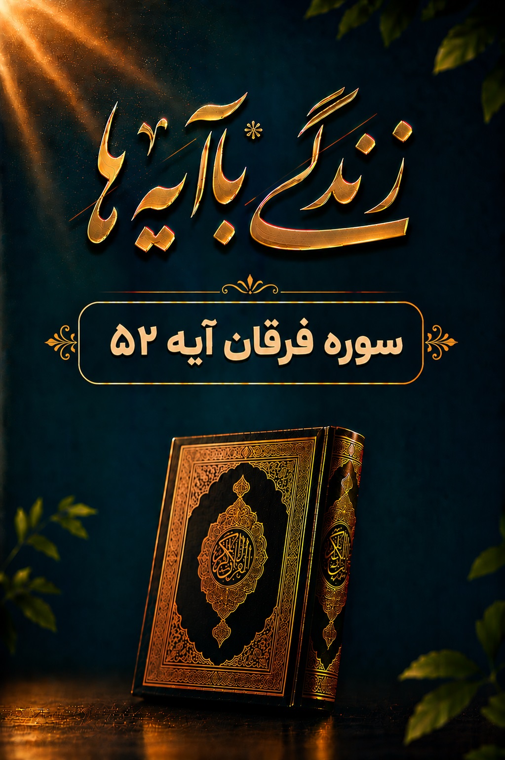 مبارزه امروز تبیین آیه 52 سوره فرقان