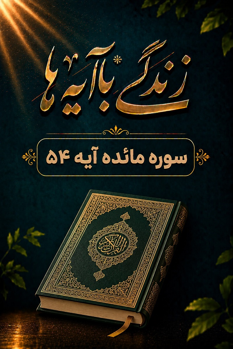 تلاوت آیه 54 سوره مائده به کلام استاد موحد امین